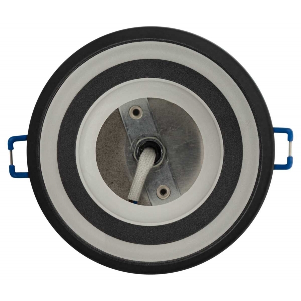 Светильник встраиваемый ЭРА DK114 BK под лампу GX53 поворотный черный Б0059790