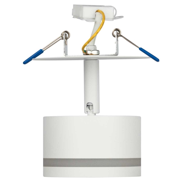 Светильник встраиваемый ЭРА DK114 WH под лампу GX53 поворотный белый Б0059789