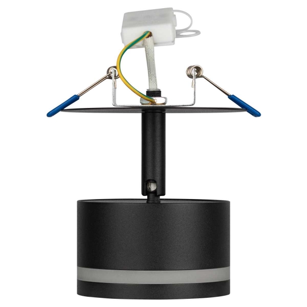 Светильник встраиваемый ЭРА DK114 BK под лампу GX53 поворотный черный Б0059790