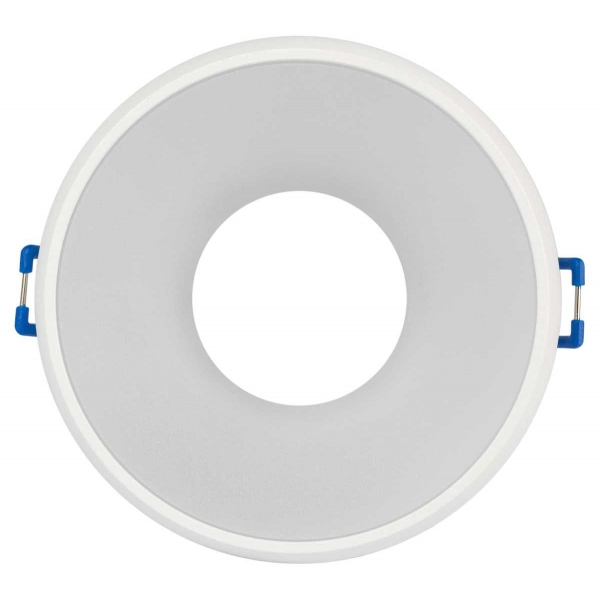 Светильник встраиваемый декоративный ЭРА DK100 WH под лампу MR16 GU5.3 белый Б0055588