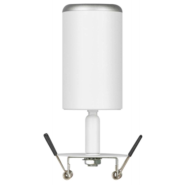 Светильник встраиваемый алюминиевый ЭРА KL106 WH/SL под лампу MR16 GU10 белый/серебро матовый Б0061634