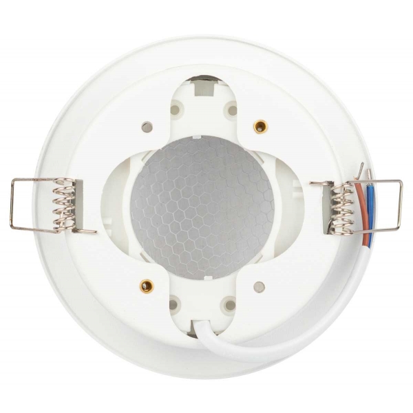 Светильник встраиваемый ЭРА KL111 WH/SL под лампу GX53 белый/серебро матовый Б0061539