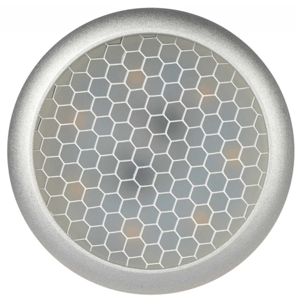 Светильник встраиваемый алюминиевый ЭРА KL106 WH/SL под лампу MR16 GU10 белый/серебро матовый Б0061634