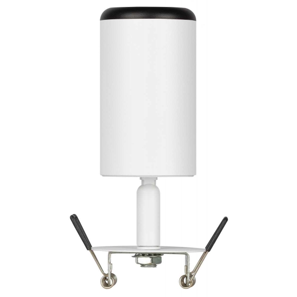 Светильник встраиваемый алюминиевый ЭРА KL106 WH/BK под лампу MR16 GU10 белый/черный матовый Б0061628