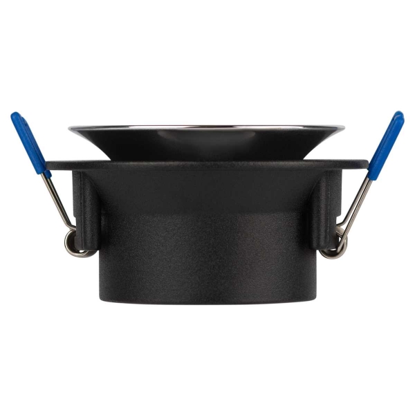 Светильник встраиваемый декоративный ЭРА KL103 BK/CH под лампу MR16 GU5.3 черный/хром Б0056355