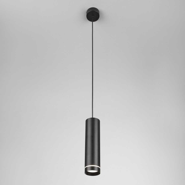 Подвесной светодиодный светильник Elektrostandard DLR023 12W 4200K черный матовый a040264