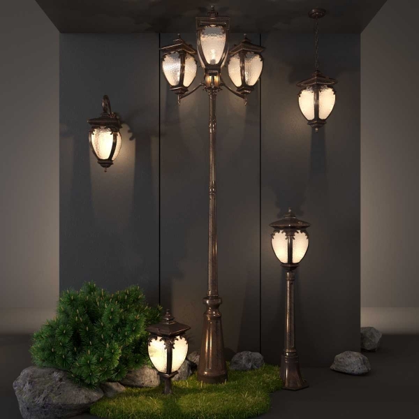 Садово-парковый светильник Elektrostandard Andromeda F/3 (GLYF-8024F/3) a028000