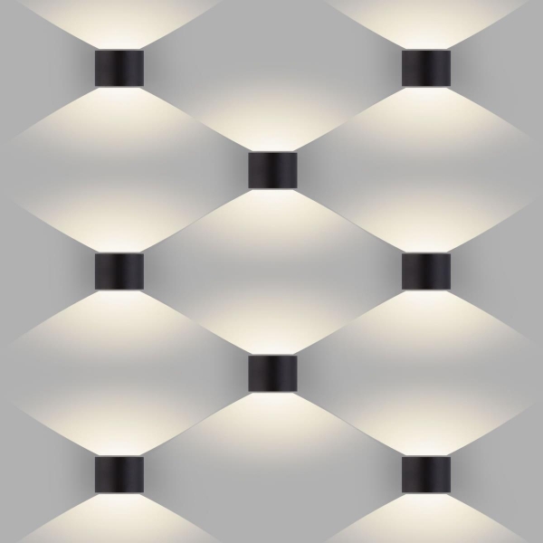 Уличный настенный светодиодный светильник Elektrostandard 1518 Techno LED Blade черный a038828