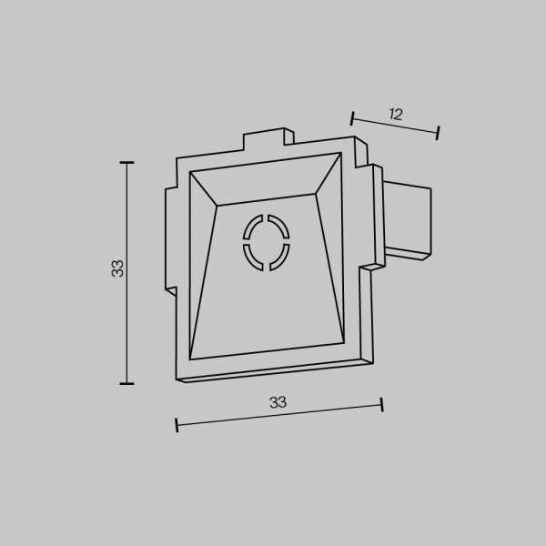 Заглушка Maytoni Technical Accessorises Radity (2шт) TRA084EC-12W