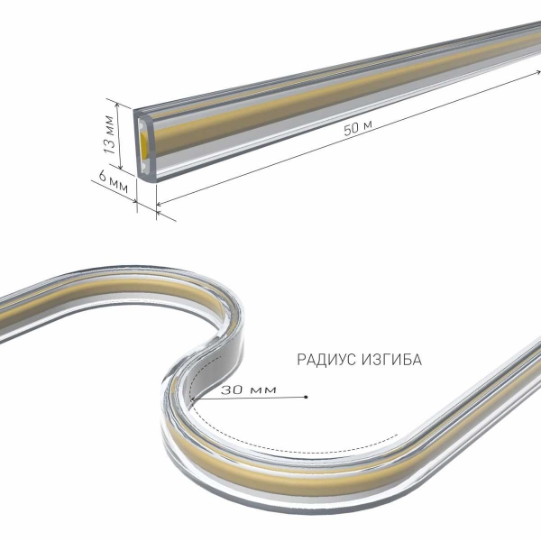 Светодиодная влагозащищенная лента Elektrostandard 9,3W/m 288LED/m COB дневной белый 50M a068904