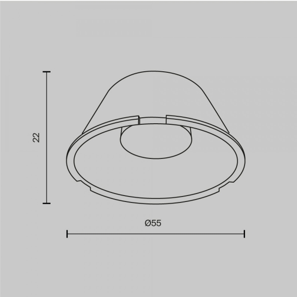 Линза Maytoni Technical Focus Led LensD60-15