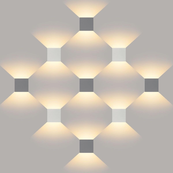 Уличный настенный светодиодный светильник Elektrostandard 1548 Techno LED Winner серый a038411