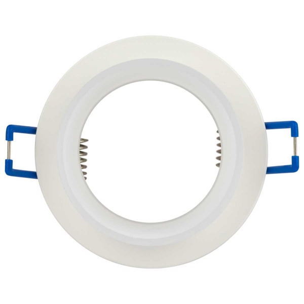 Светильник встраиваемый декоративный ЭРА DK106 WH под лампу MR16 GU5.3 белый Б0058426