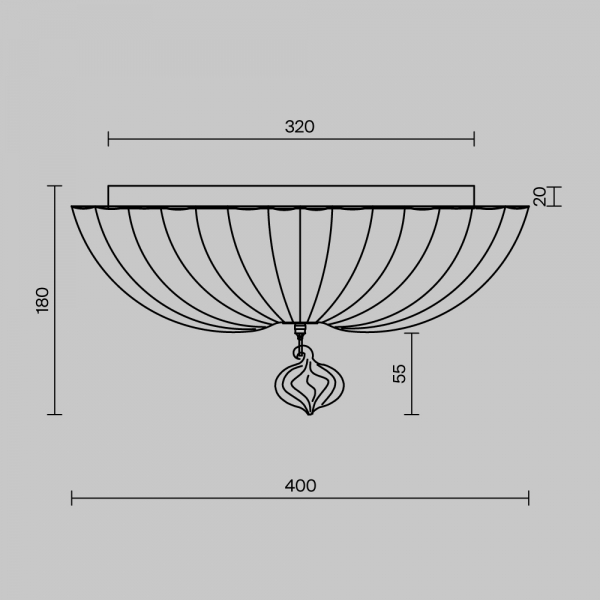 Потолочный светильник Maytoni Sienna C216-CL-03-N