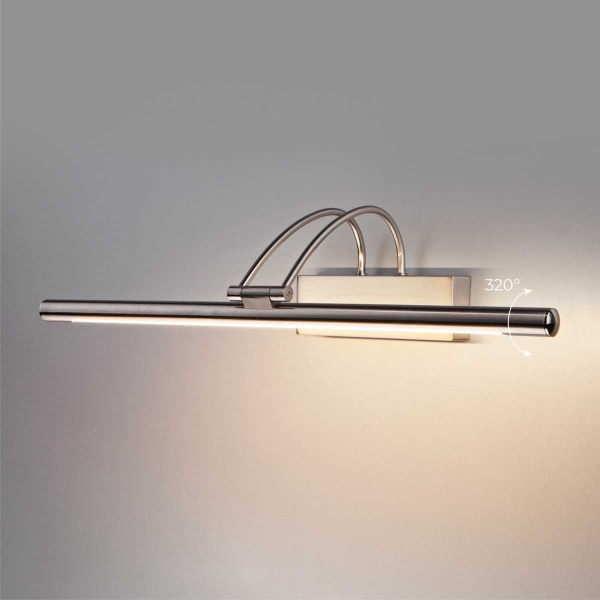 Подсветка светодиодная для зеркал/картин Elektrostandard Simple MRL LED 10W 1011 IP20 3000K никель a063698