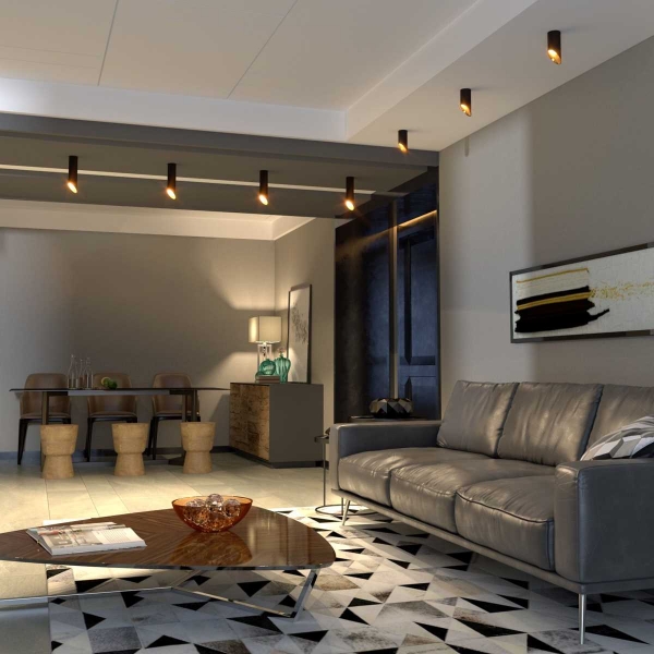 Потолочный светильник Elektrostandard DLN114 GU10 черный/золото a050120