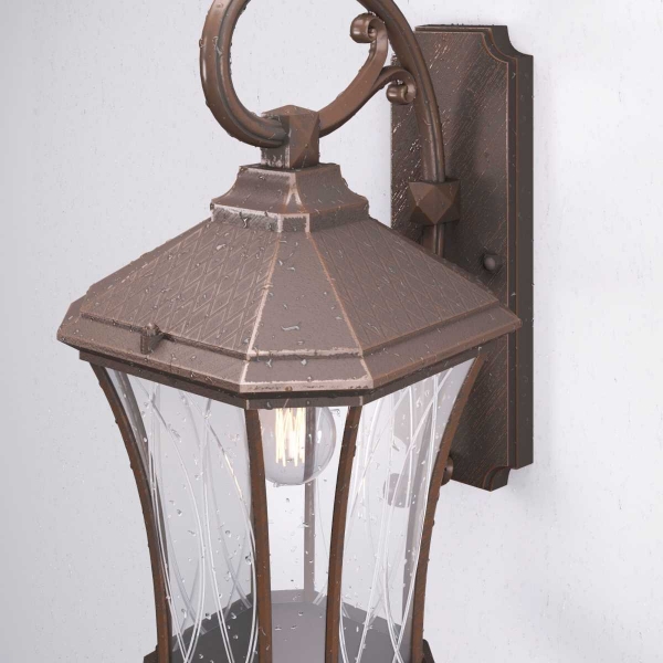 Уличный настенный светильник Elektrostandard Virgo D капучино a031921