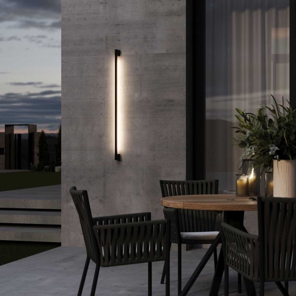 Уличный настенный светодиодный cветильник Elektrostandard Argos 35121/D черный a069887