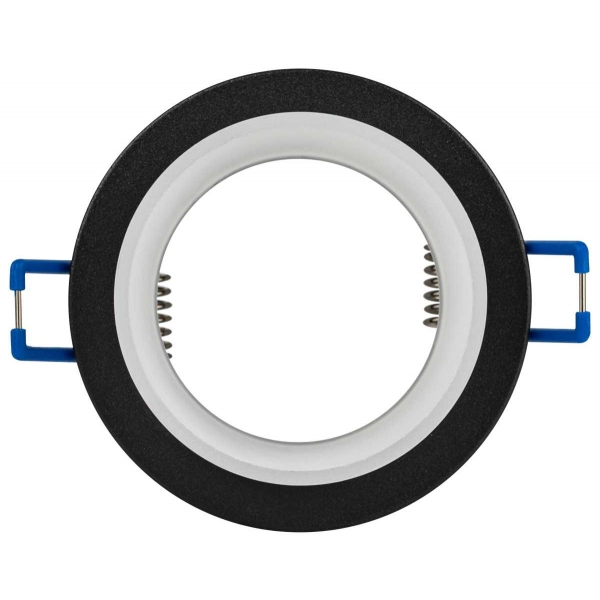Светильник встраиваемый декоративный ЭРА DK106 BK под лампу MR16 GU5.3 черный Б0058428