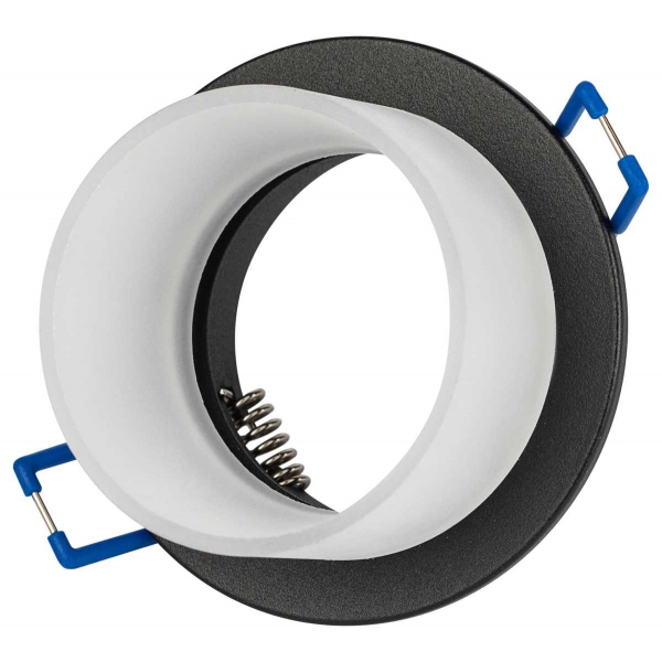 Светильник встраиваемый декоративный ЭРА DK106 BK под лампу MR16 GU5.3 черный Б0058428