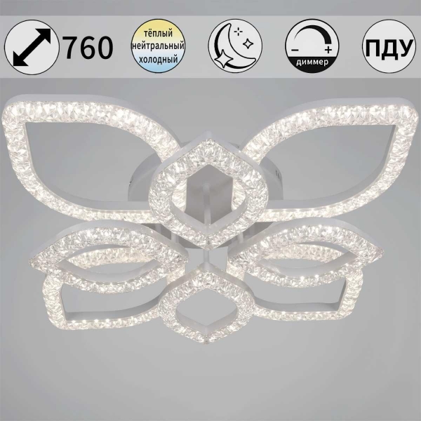 Светильник потолочный Reluce 28120-0.3-4+4C WH