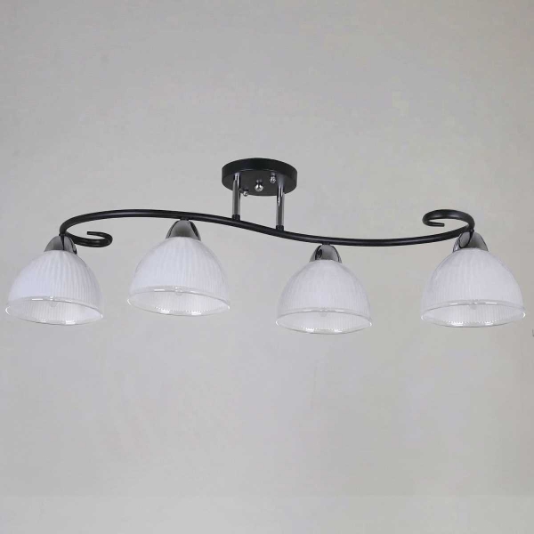 Потолочная люстра Reluce 66360-0.3-04 BK+CR