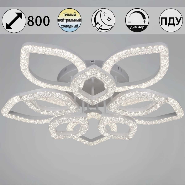 Светильник потолочный Reluce 28120-0.3-5+5C WH