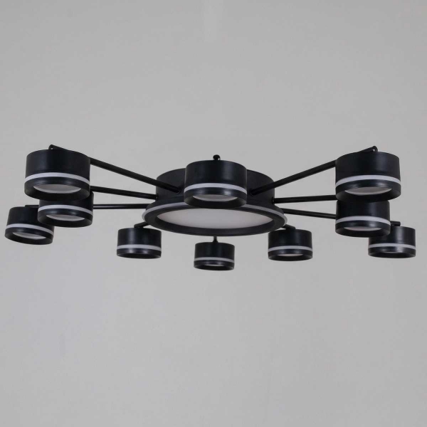 Потолочная люстра Reluce 20590-0.3-5+5+1 Black