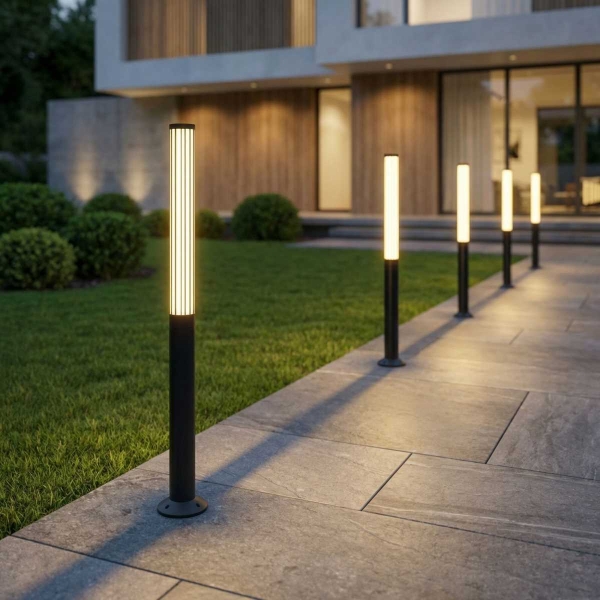 Уличный светодиодный светильник Elektrostandard Peak (35196/F) черный a071902