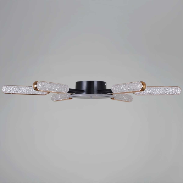 Потолочная люстра Reluce 08290-0.3-06 BK+GD