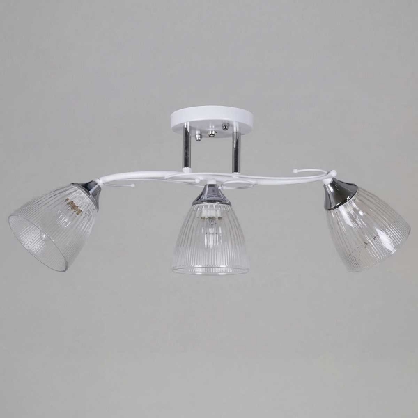 Потолочная люстра Reluce 55560-0.3-03 WH+CR