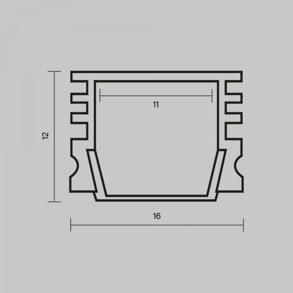 Алюминиевый профиль Maytoni Led Strip 631006