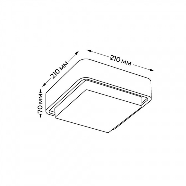 Уличный потолочный светильник Italline IT6029