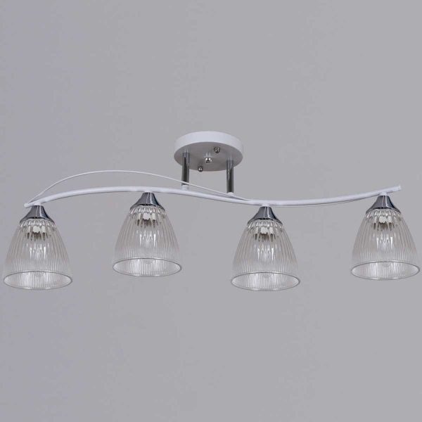 Потолочная люстра Reluce 87360-0.3-04 WH+CR