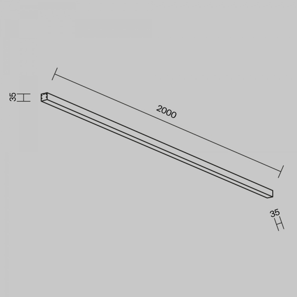 Линейный светильник Maytoni Technical LL311016