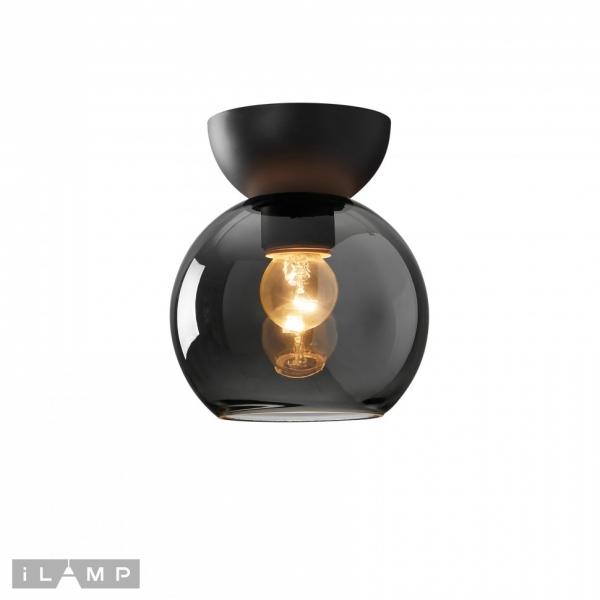 Потолочный светильник iLamp Mono C6079-1 BK+SM