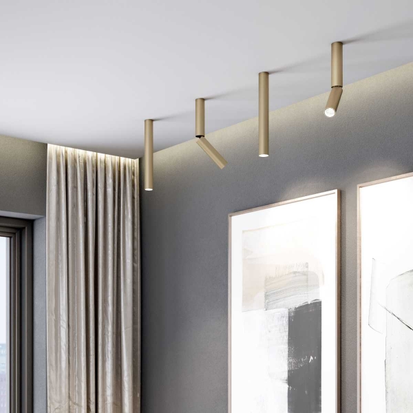 Светодиодный спот Elektrostandard Pika 25029/Led золото a061110