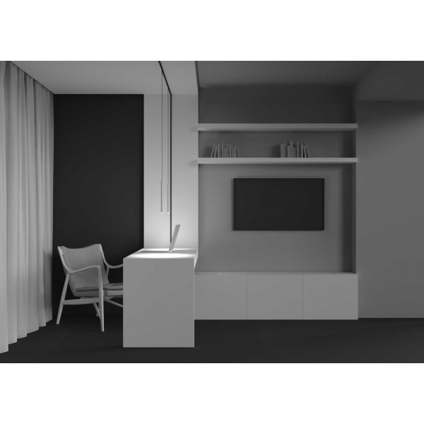 Трековый подвесной светильник Maytoni Technical Skim TR191-1-3W3K-M-BW