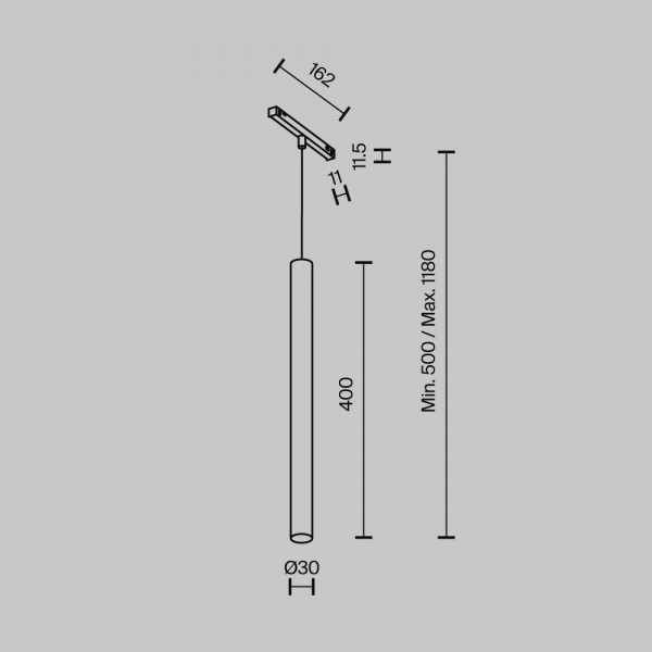Трековый светильник Maytoni Technical EXILITY X Focus Led TR245-4-7WTW-DSZ-B
