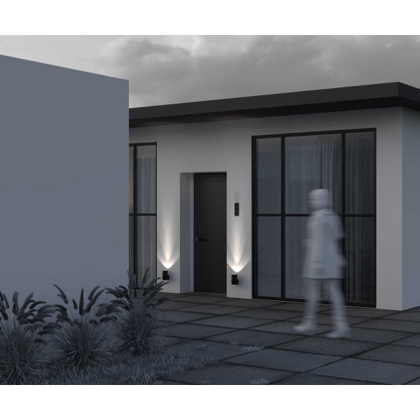 Уличный настенный светильник Maytoni Outdoor Shim O514WL-L15B3K