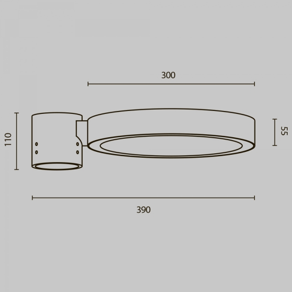 Парковый светильник Maytoni Outdoor Dion O472H-L50GF3K