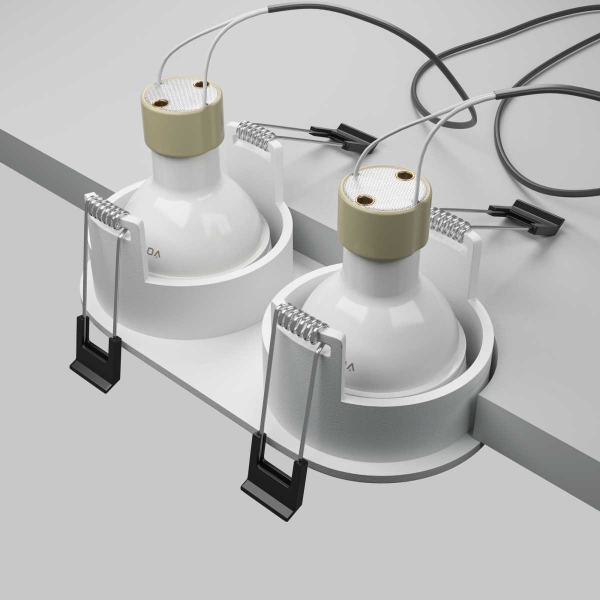 Встраиваемый светильник Maytoni Technical Downlight Share DL126-02-GU10-W