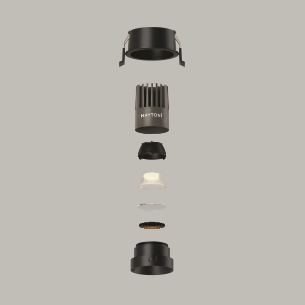 Встраиваемый светильник Maytoni Technical Downlight Dip DL115-10W-3K-B