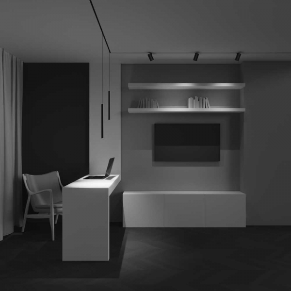 Трековый светильник Maytoni Technical EXILITY X Focus Led TR245-7W4K-B