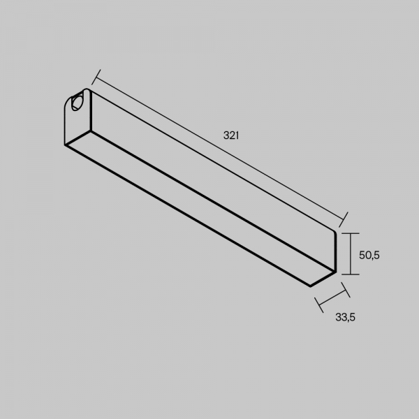 Трековый светильник Maytoni Technical ARITY Basis TR238-1-12W3K-B
