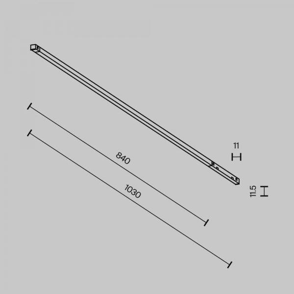 Трековый светильник Maytoni Technical EXILITY X Basis TR240-4-18WTW-DSZ-B