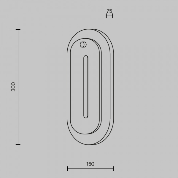 Настенный светильник Maytoni Modern Ventana MOD523WL-L15BG3K1