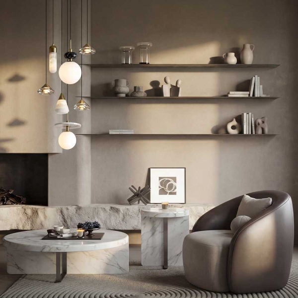 Подвесной светильник Freya Modern Cave FR5631PL-L5BS