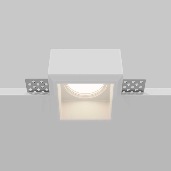 Встраиваемый светильник Maytoni Technical Downlight Gyps Modern DL131-GU10-01-W