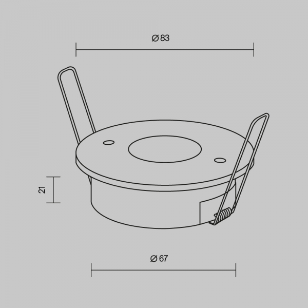 Датчик движения DALI Maytoni Lighting control DALI 727002